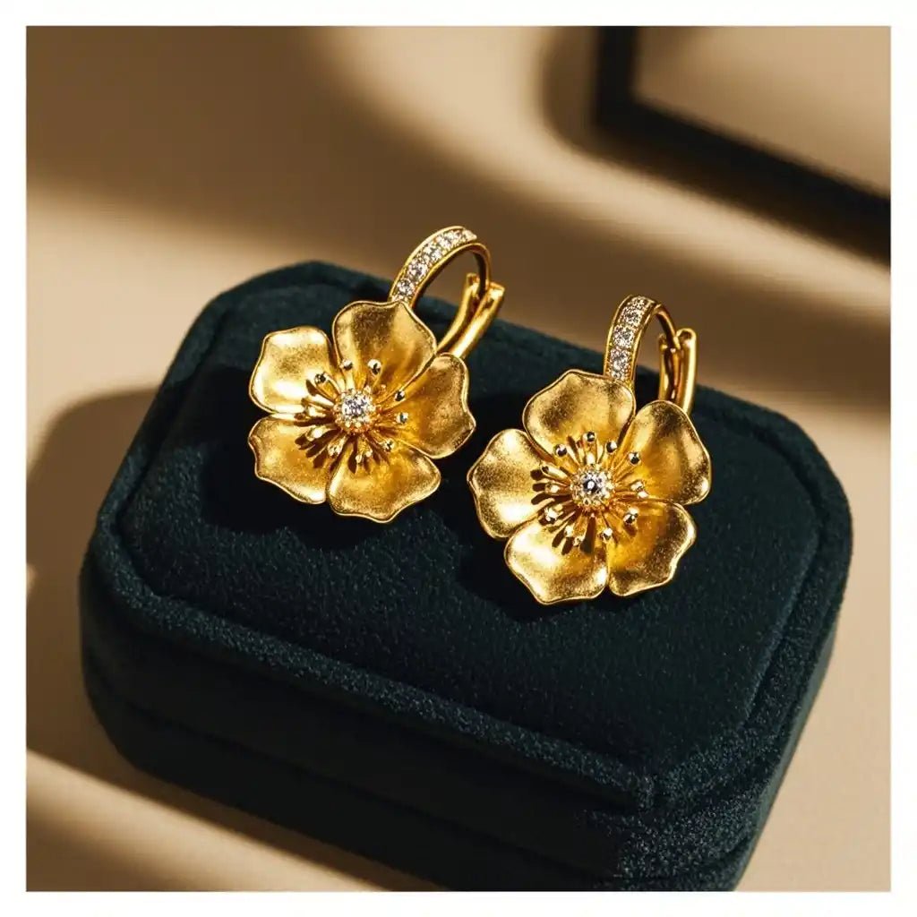 Glimmering Gold The Timeless Elegance of Gold Earrings - ACOOE