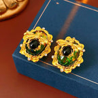 14K Gold Light Luxury Resin Bee Earrings - ACOOE