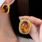 18K gold - plated vintage earrings - ACOOE