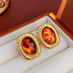 18K gold - plated vintage earrings - ACOOE