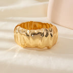 ACOOE 14K Gold Plated Adjustable Chunky Bracelet 02 - ACOOE