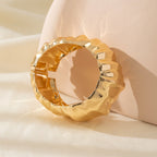 ACOOE 14K Gold Plated Adjustable Chunky Bracelet 02 - ACOOE