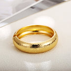 ACOOE 14K Gold - Plated Luxe Textured Bracelet 02 - ACOOE