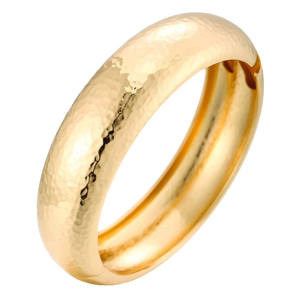 ACOOE 14K Gold - Plated Luxe Textured Bracelet 02 - ACOOE