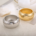 ACOOE 14K Gold - Plated Luxe Textured Bracelet 03 - ACOOE