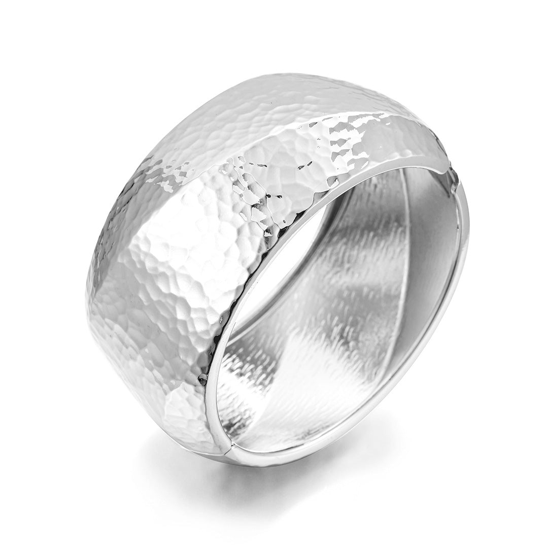 ACOOE 14K Gold - Plated Luxe Textured Bracelet 04 - ACOOE