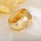 ACOOE 14K Gold - Plated Luxe Textured Bracelet 04 - ACOOE