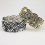 ACOOE 14K Gold - Plated Luxe Textured Bracelet 06 - ACOOE