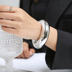 ACOOE 14K Gold - Plated Luxe Textured Bracelet 08 - ACOOE