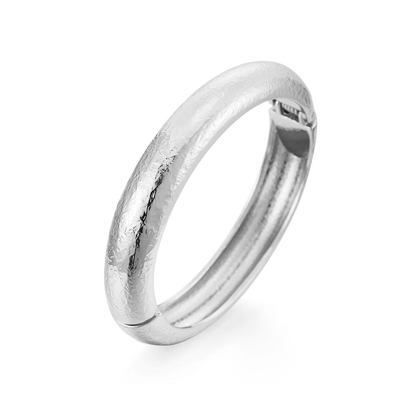 ACOOE 14K Gold - Plated Luxe Textured Bracelet 086 - ACOOE