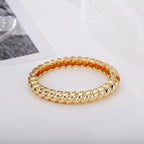 ACOOE 14K Gold - Plated Luxe Textured Bracelet 10 - ACOOE