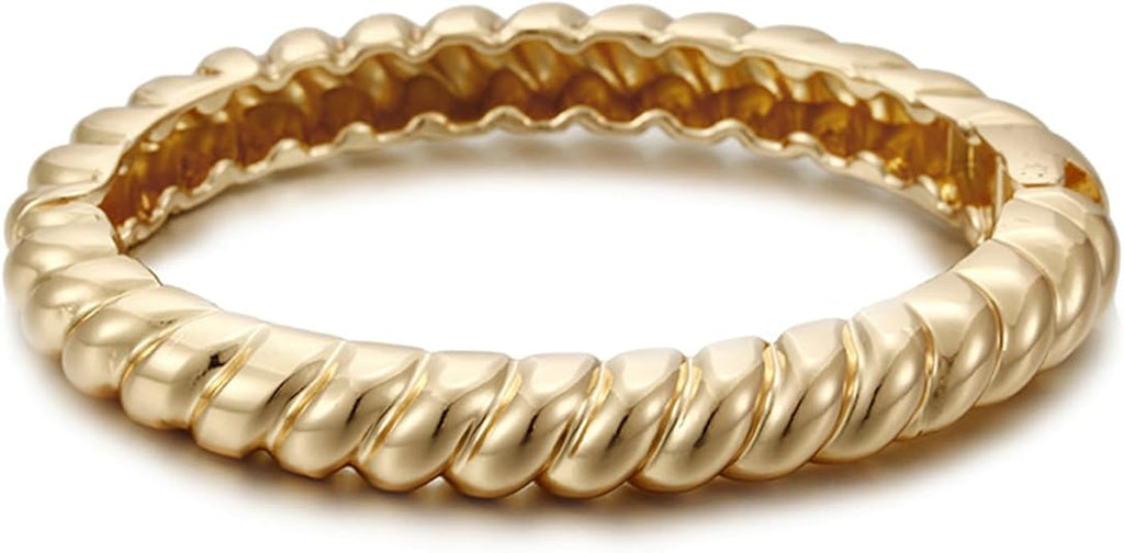 ACOOE 14K Gold - Plated Luxe Textured Bracelet 10 - ACOOE