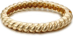 ACOOE 14K Gold - Plated Luxe Textured Bracelet 10 - ACOOE