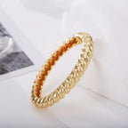 ACOOE 14K Gold - Plated Luxe Textured Bracelet 10 - ACOOE