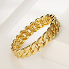 ACOOE 14K Gold - Plated Luxe Textured Bracelet 11 - ACOOE