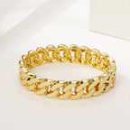 ACOOE 14K Gold - Plated Luxe Textured Bracelet 11 - ACOOE