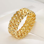 ACOOE 14K Gold - Plated Luxe Textured Bracelet 12 - ACOOE