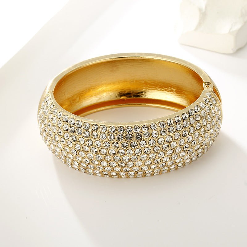 ACOOE 14K Gold - Plated Luxe Textured Bracelet 668 - ACOOE