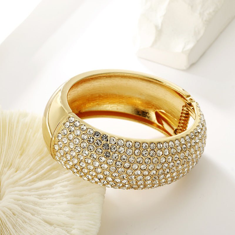 ACOOE 14K Gold - Plated Luxe Textured Bracelet 668 - ACOOE