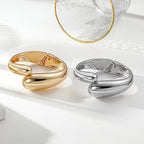 ACOOE 14K Gold Plated Stackable Bracelets - ACOOE