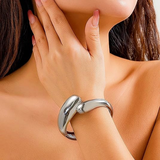 ACOOE 14K Gold Plated Stackable Bracelets - ACOOE