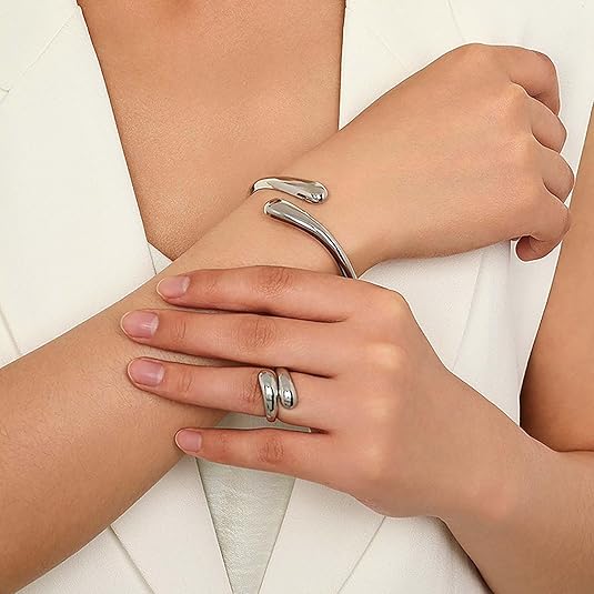 ACOOE 14K Gold Plated Stackable Rings - ACOOE