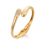 ACOOE 14K Gold Plated Teardrop Stacking Bracelet 01 - ACOOE