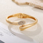 ACOOE 14K Gold Plated Teardrop Stacking Bracelet 01 - ACOOE