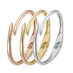 ACOOE 14K Gold Plated Teardrop Stacking Bracelet 02 - ACOOE