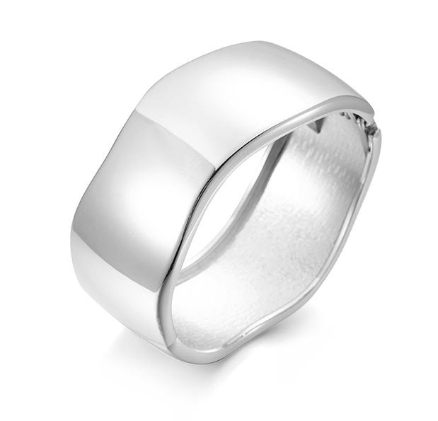 ACOOE 14K Gold Plated Wide Cuff Bracelet 04 - ACOOE