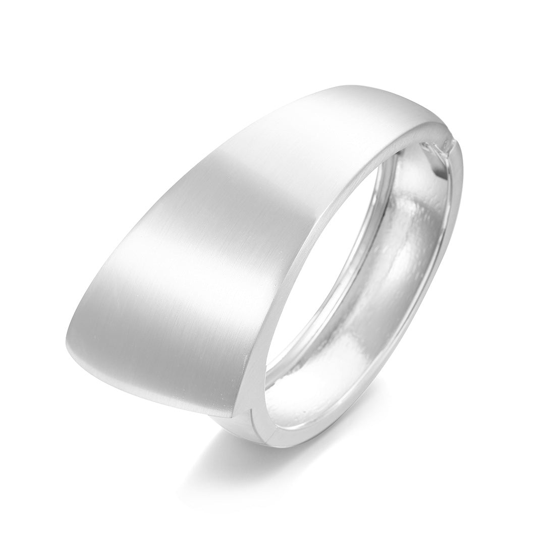 ACOOE 14K Gold Plated Wide Cuff Bracelet 09 - ACOOE