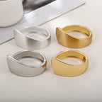 ACOOE 14K Gold Plated Wide Cuff Bracelet 09 - ACOOE