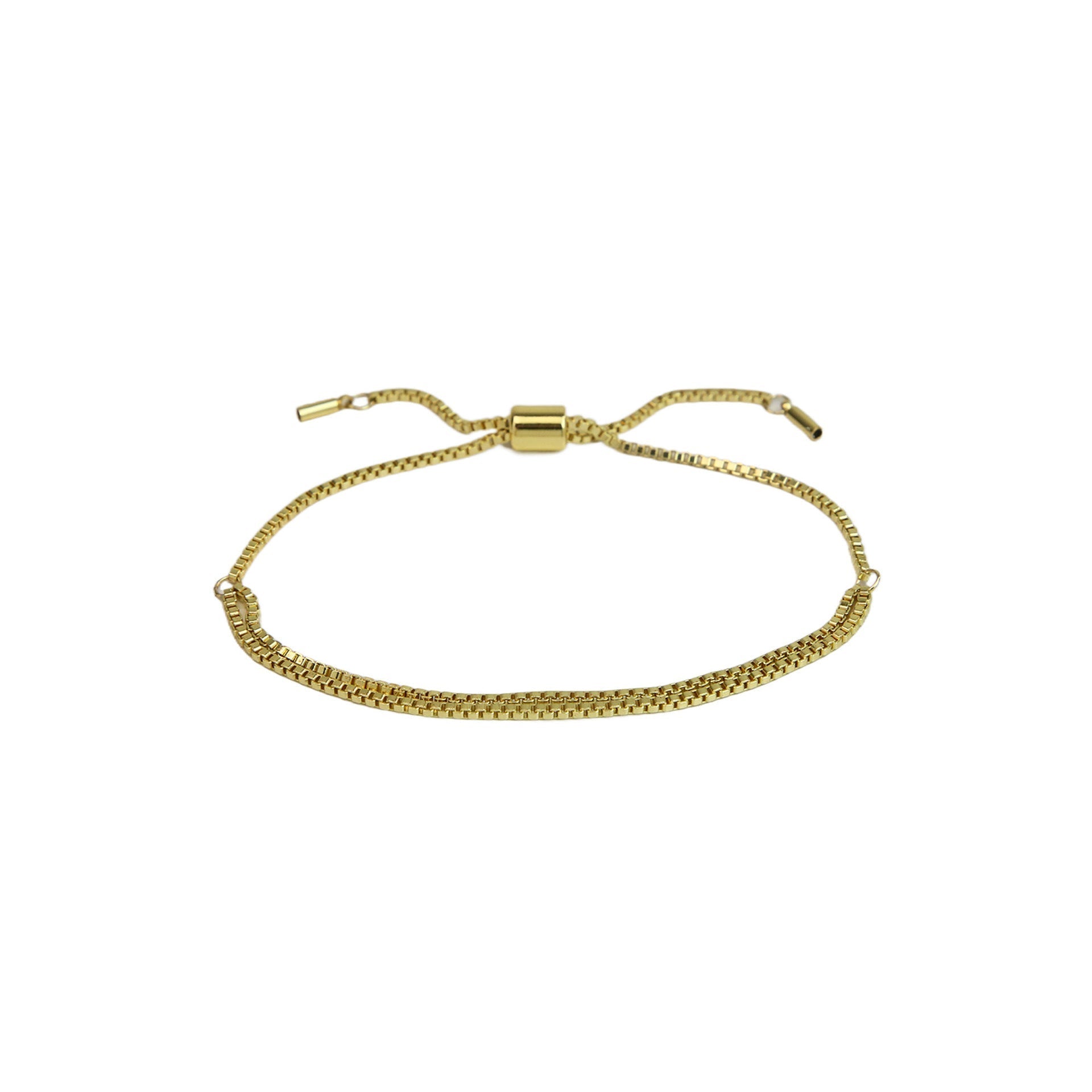 ACOOE 18K Brass Smooth DIY Name Bracelet 02 - ACOOE