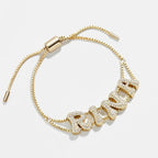 ACOOE 18K Brass Smooth DIY Name Bracelet 02 - ACOOE