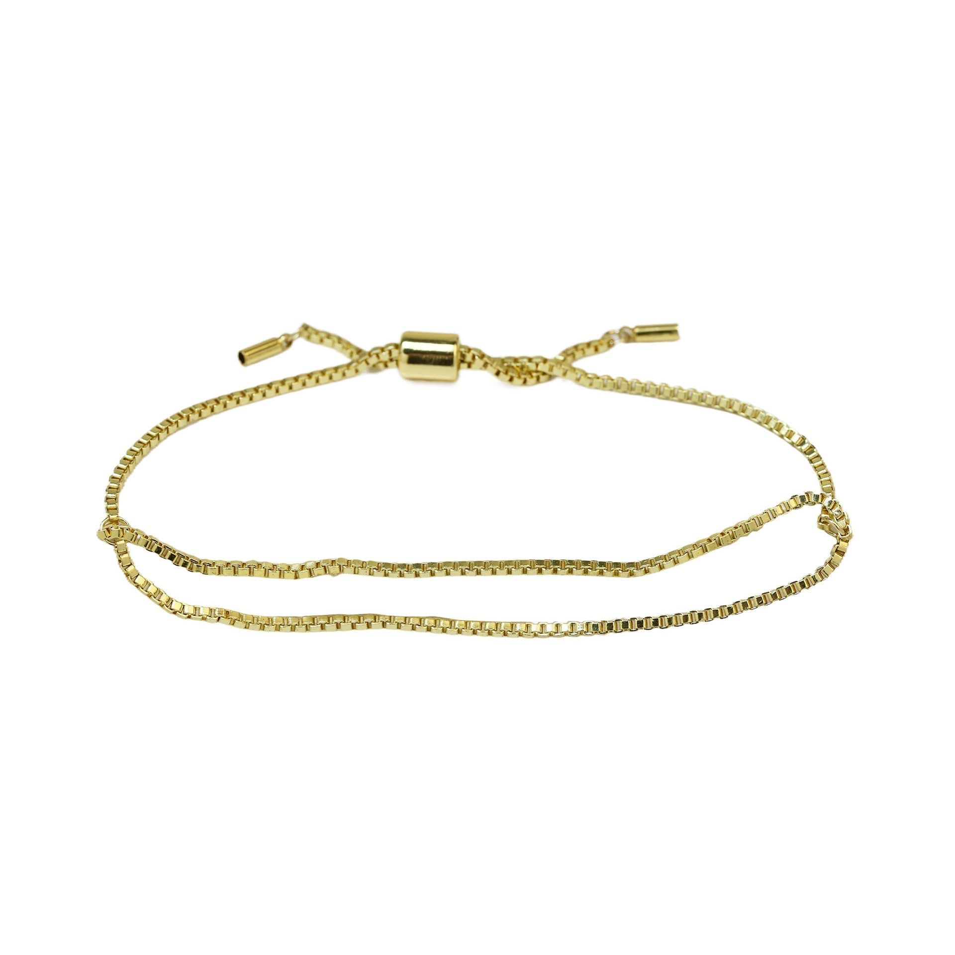 ACOOE 18K Brass Smooth DIY Name Bracelet 03 - ACOOE