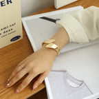 ACOOE 18K Glossy Gold Bracelet for Women 14 - ACOOE