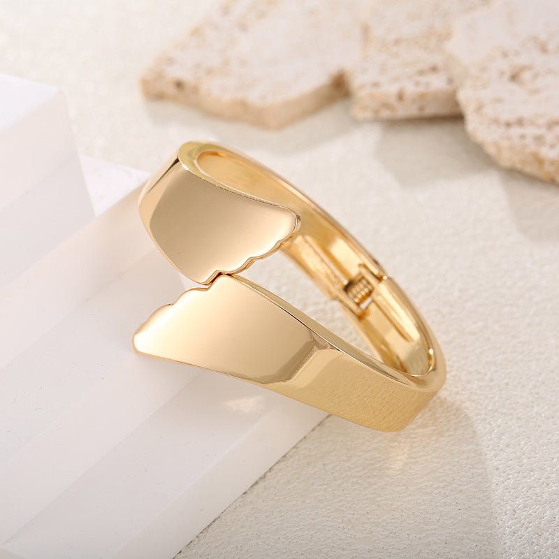 ACOOE 18K Glossy Gold Bracelet for Women 14 - ACOOE