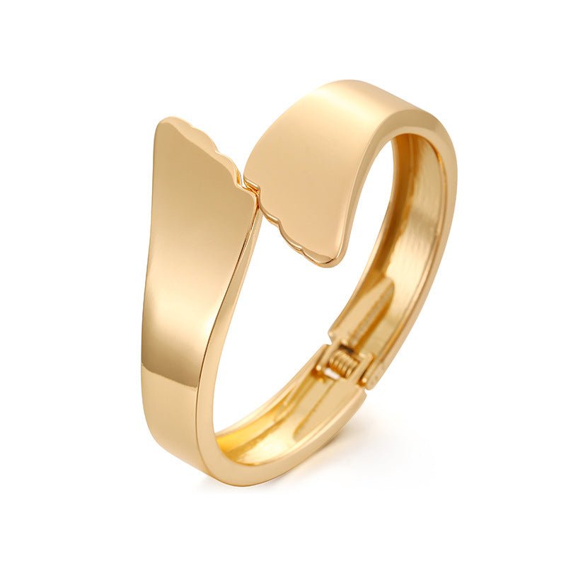 ACOOE 18K Glossy Gold Bracelet for Women 14 - ACOOE