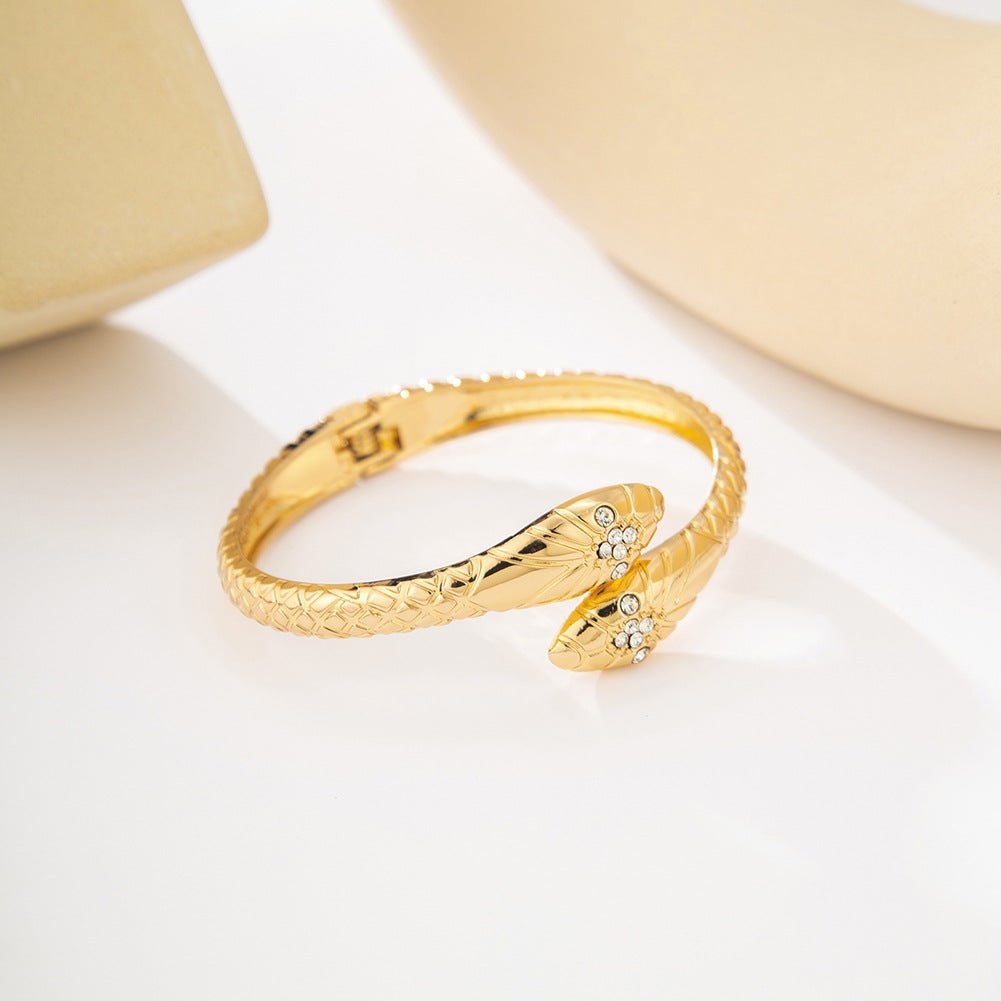 ACOOE 18K Gold Fashion Snake Bracelet for gift 02 - ACOOE
