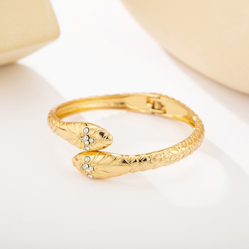 ACOOE 18K Gold Fashion Snake Bracelet for gift 02 - ACOOE