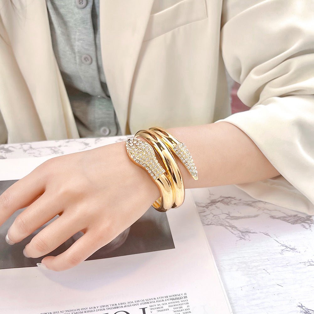 ACOOE 18K Gold Fashion Snake Bracelet for gift 07 - ACOOE