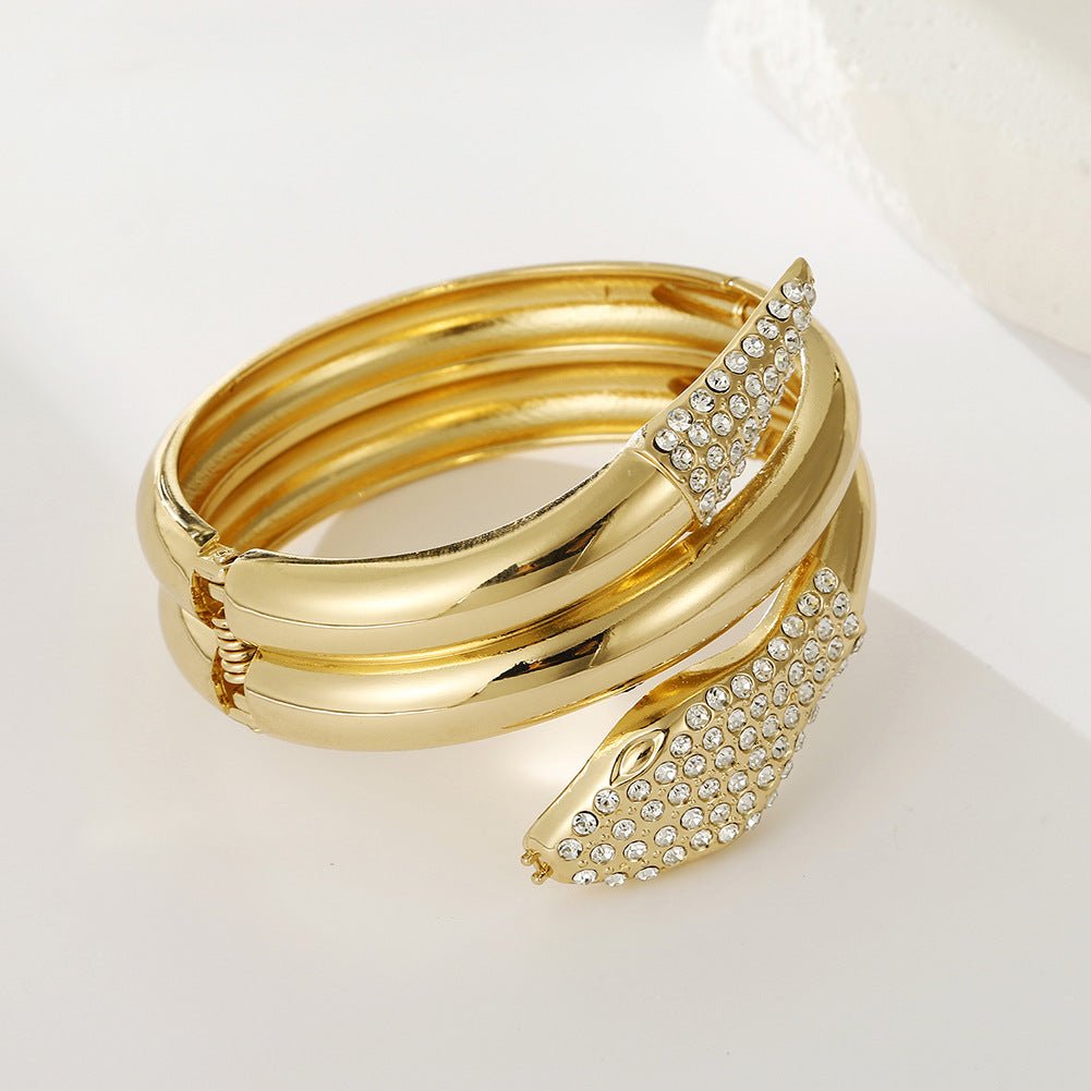 ACOOE 18K Gold Fashion Snake Bracelet for gift 07 - ACOOE