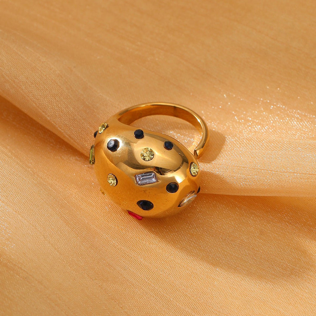 ACOOE 18K Gold Geometric Drop Earrings 01 - ACOOE