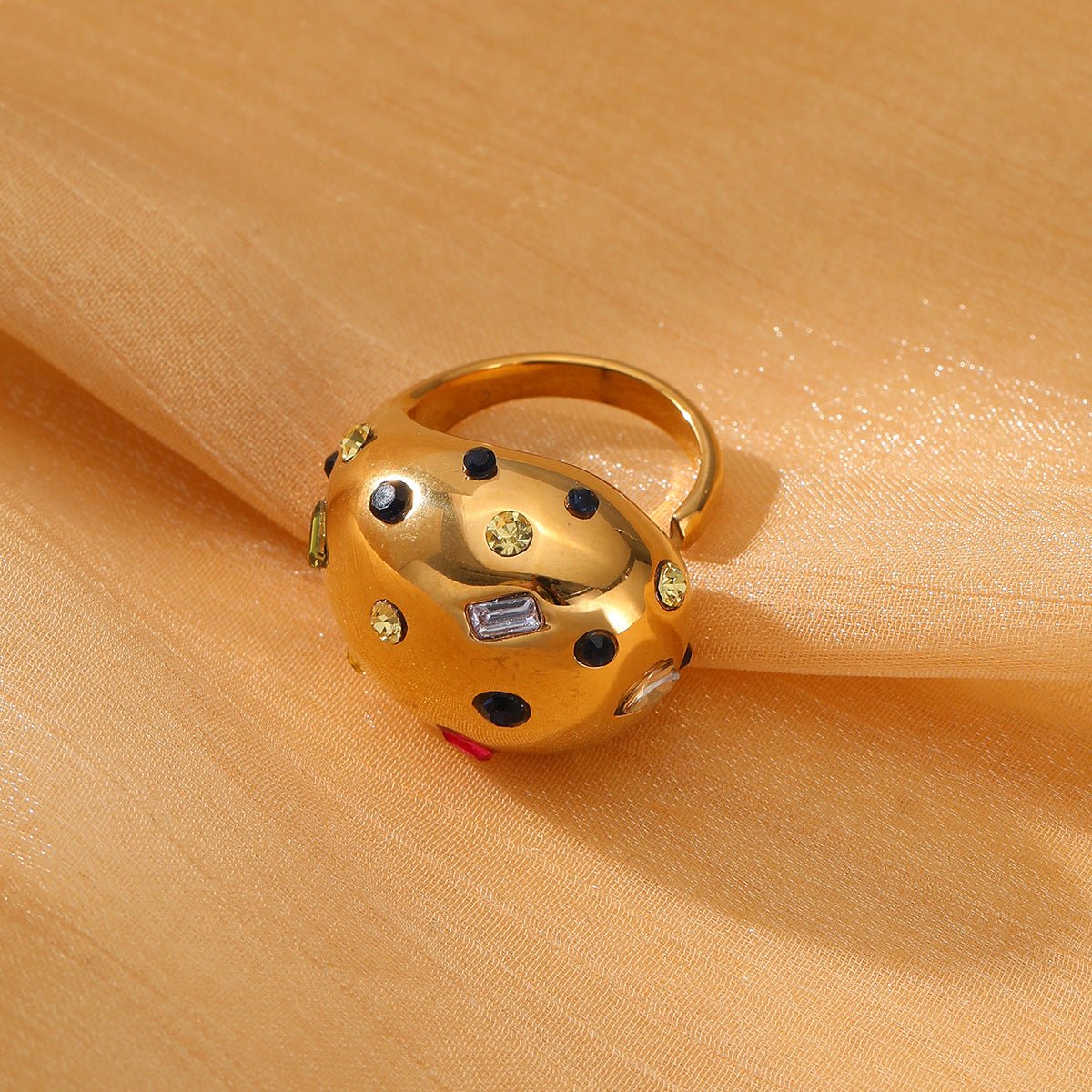 ACOOE 18K Gold Geometric Drop Earrings 01 - ACOOE