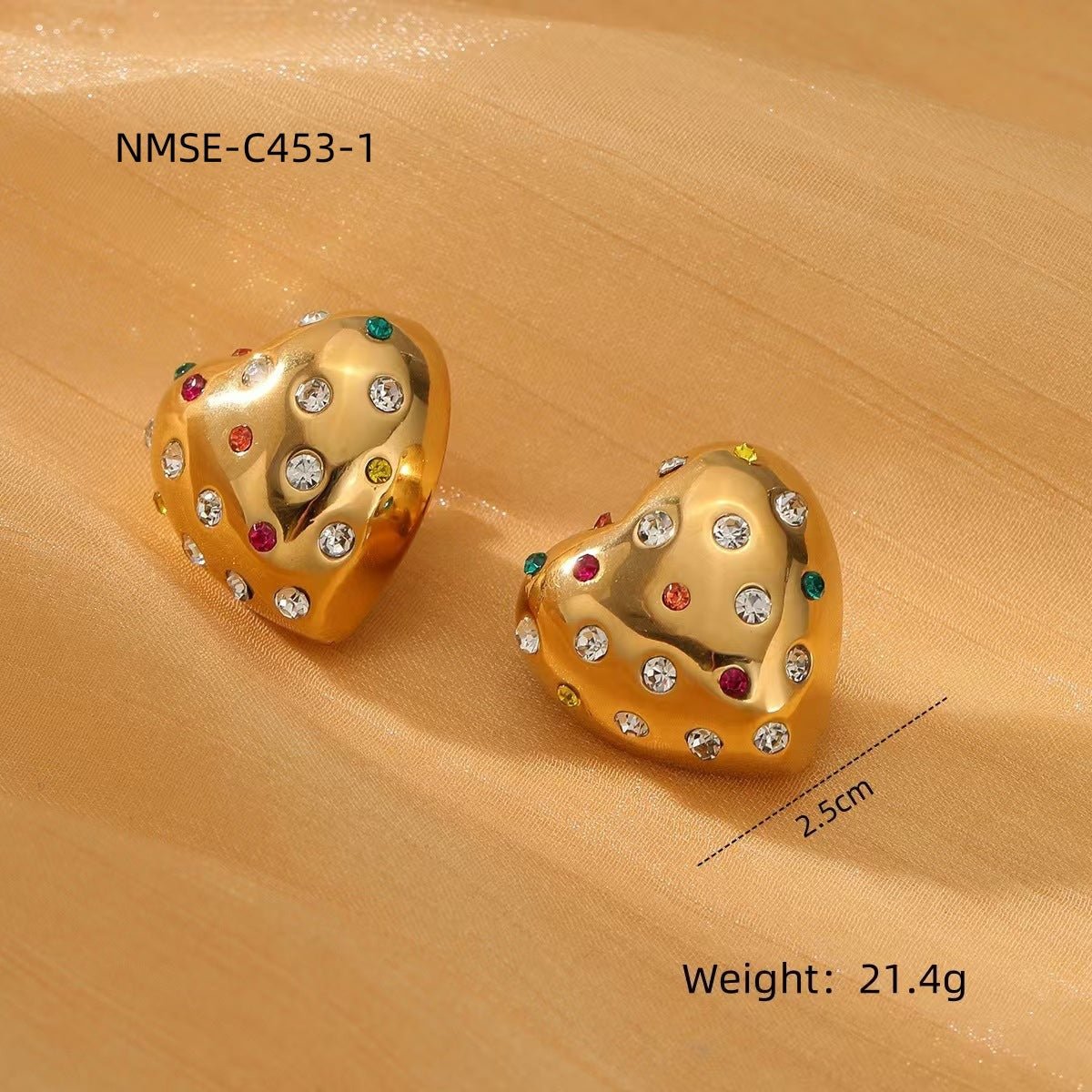 ACOOE 18K Gold Geometric Drop Earrings 02 - ACOOE