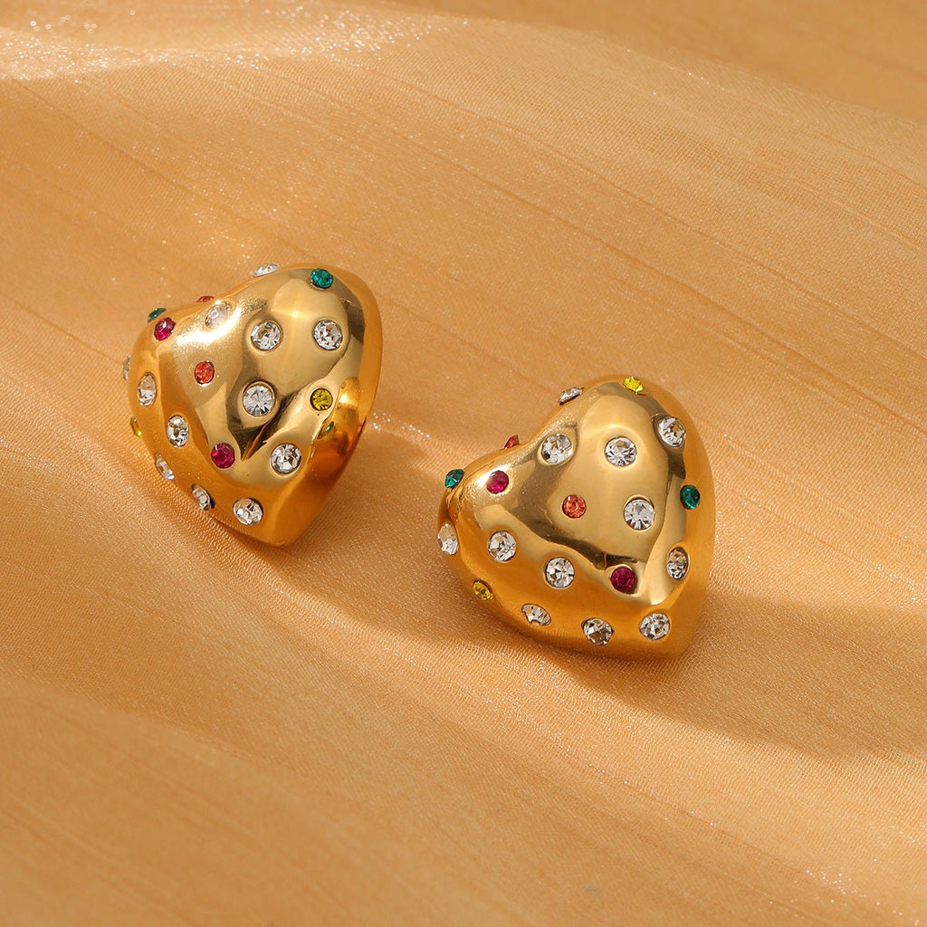 ACOOE 18K Gold Geometric Drop Earrings 02 - ACOOE