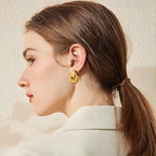ACOOE 18K Gold Geometric Drop Earrings 02 - ACOOE