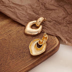 ACOOE 18K Gold Geometric Drop Earrings 03 - ACOOE