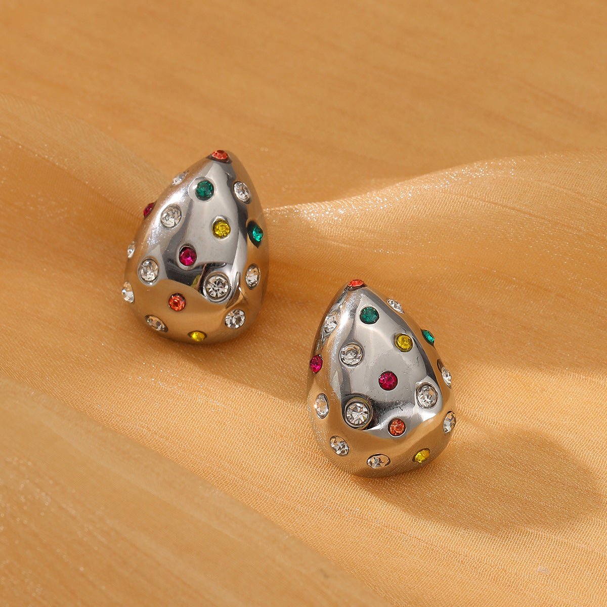 ACOOE 18K Gold Geometric Drop Earrings 03 - ACOOE