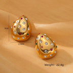 ACOOE 18K Gold Geometric Drop Earrings 03 - ACOOE